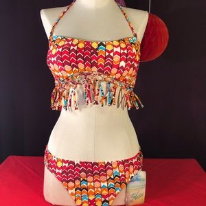 💜SALE-$20!💜Colorful Hobie 2-Piece Swimsuit NWT